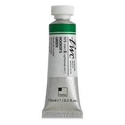 PWC Extra Fine Professional Watercolor - Hooker's Green, 15 ml, Tube