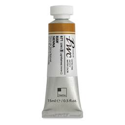 PWC Extra Fine Professional Watercolor - Raw Sienna, 15 ml, Tube