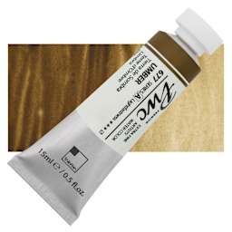 PWC Extra Fine Professional Watercolor - Umber, 15 ml, Tube and swatch