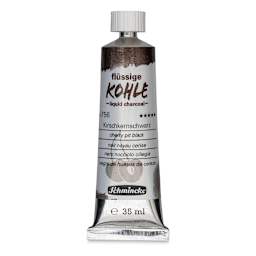 Schmincke Liquid Charcoal - Cherry Pit Black, 35 ml, Tube (Front)