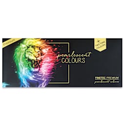 Finetec Premium Pearlescent Watercolor Pans Set - Four Elements, Set of 24 front of package