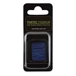 Finetec Premium Watercolor Pan - Neon Blue, In packaging.