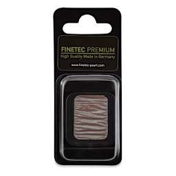 Finetec Premium Watercolor Pan - Turquoise/Red (Flip-Flop), In packaging.