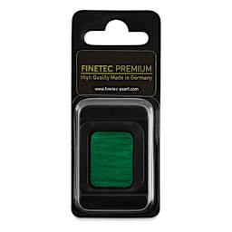 Finetec Premium Watercolor Pan - Neon Green, In packaging.