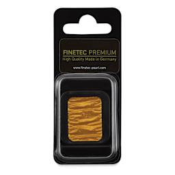Finetec Premium Watercolor Pan - Fine Gold (Pearlescent), In packaging.