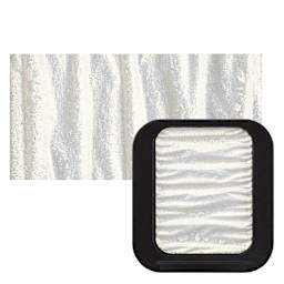 Finetec Premium Watercolor Pan - Gold (Pearlescent) pan and swatch