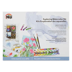 Niji Premier Watercolor Tubes - Exploring Watercolors, Set of 19, 6 ml front of package