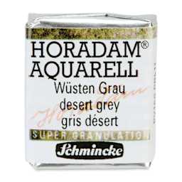 Schmincke Horadam Aquarell Artist Watercolor - Desert Grey, Supergranulation, Half Pan
