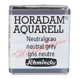 Schmincke Horadam Aquarell Watercolor - Neutral Grey, Half Pan