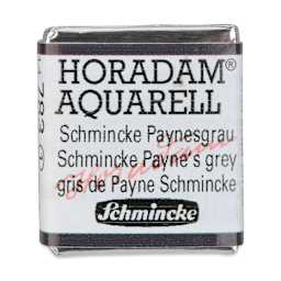Schmincke Horadam Aquarell Artist Watercolor - Schmincke Payne's Grey, Half Pan