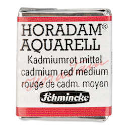 Schmincke Horadam Aquarell Watercolor - Cadmium Red Medium, Half Pan