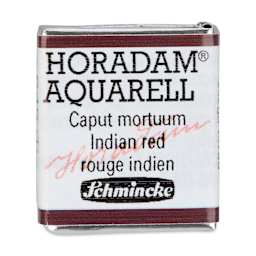 Schmincke Horadam Aquarell Artist Watercolor - Indian Red, Half Pan