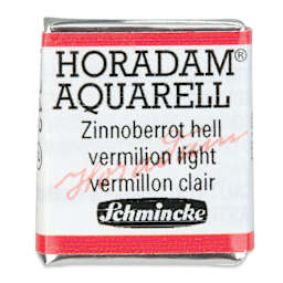 Schmincke Horadam Aquarell Watercolor - Vermilion Light, Half Pan