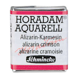 Schmincke Horadam Aquarell Artist Watercolor - Alizarin Crimson, Half Pan