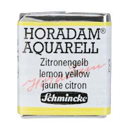 Schmincke Horadam Aquarell Watercolor - Lemon Yellow, Half Pan