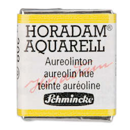 Schmincke Horadam Aquarell Watercolor - Aureolin Hue, Half Pan