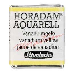 Schmincke Horadam Aquarell Watercolor - Vanadium Yellow, Half Pan