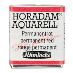 Schmincke Horadam Aquarell Watercolor - Permanent Red, Half Pan