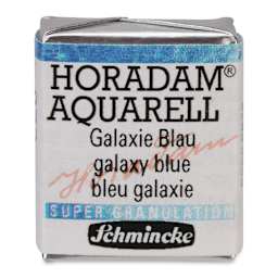 Schmincke Horadam Aquarell Artist Watercolor - Galaxy Blue, Supergranulation, Half Pan