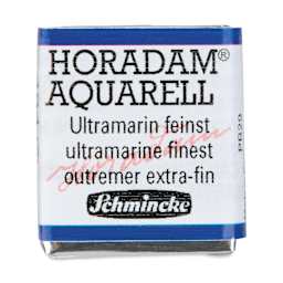 Schmincke Horadam Aquarell Artist Watercolor - Ultramarine Finest, Half Pan