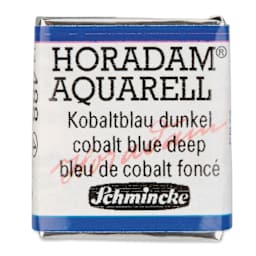 Schmincke Horadam Aquarell Watercolor - Cobalt Blue Deep, Half Pan