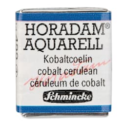 Schmincke Horadam Aquarell Watercolor - Cobalt Cerulean, Half Pan