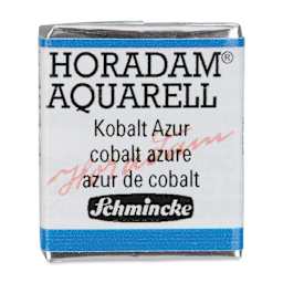 Schmincke Horadam Aquarell Artist Watercolor - Cobalt Azure, Half Pan