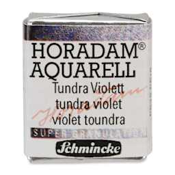Schmincke Horadam Aquarell Artist Watercolor - Tundra Violet, Supergranulation, Half Pan