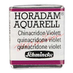 Schmincke Horadam Aquarell Watercolor - Quinacridone Violet, Half Pan
