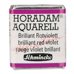 Schmincke Horadam Aquarell Watercolor - Brilliant Red Violet, Half Pan
