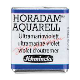 Schmincke Horadam Aquarell Watercolor - Ultramarine Violet, Half Pan