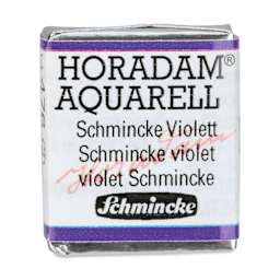 Schmincke Horadam Aquarell Artist Watercolor - Schmincke Violet, Half Pan