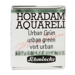Schmincke Horadam Aquarell Watercolor - Urban Green, Supergranulation, Half Pan