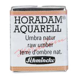 Schmincke Horadam Aquarell Watercolor - Raw Umber, Half Pan