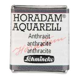 Schmincke Horadam Aquarell Watercolor - Anthracite, Half Pan