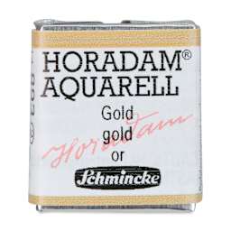 Schmincke Horadam Aquarell Artist Watercolor - Gold, Half Pan