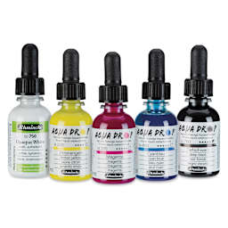 Schmincke Aqua Drop Watercolors - Set of 5, 30 ml Bottles out of package