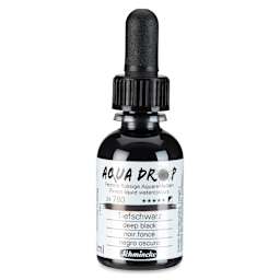 Schmincke Aqua Drop Watercolor - Deep Black, 30 ml