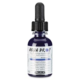 Schmincke Aqua Drop Watercolor - Sapphire Blue, 30 ml