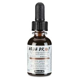 Schmincke Aqua Drop Watercolor - Burnt Umber, 30 ml