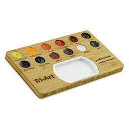 Tri-Art Bamboo Watercolor Set of 12 side view