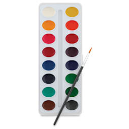 Blick Essentials Watercolor Pan Set of 16 with brush