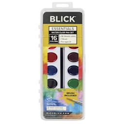 Blick Essentials Watercolor Pan Set - Set of 16, Assorted