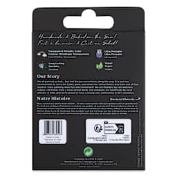 Viviva Watercolor Paint Pan Set - Metallic, Set of 15 back of package