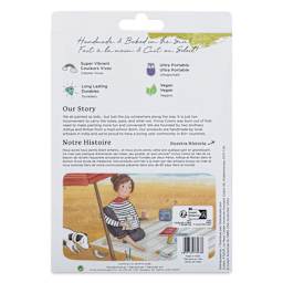 Viviva Watercolor Paint Pan Set - Deluxe, Set of 24 back of package