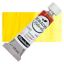Schmincke Horadam Naturals Watercolor - Curcuma, 15 ml Tube with swatch