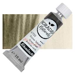 Schmincke Horadam Naturals Watercolor - Green Slate, 15 ml Tube with swatch