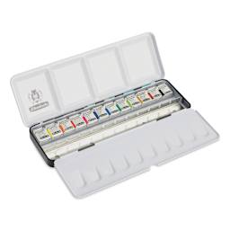 Schmincke Akademie Aquarell Watercolor Pans - Set of 12, 2024 Contest Winner, Half Pans