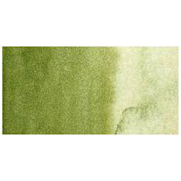 Schmincke Akademie Aquarell Watercolor Pan - Olive Green Yellowish swatch