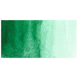 Schmincke Akademie Aquarell Watercolor Pan - Permanent Green swatch